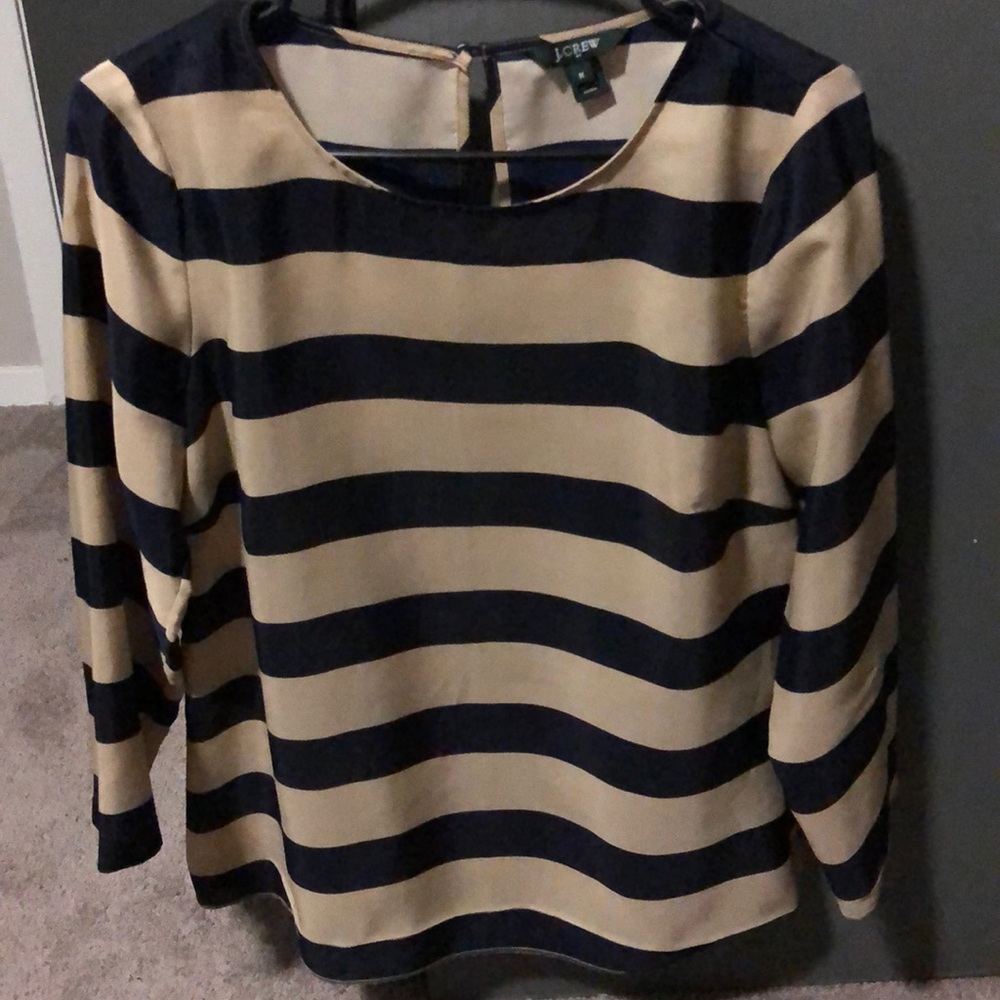 J.Crew striped blouse